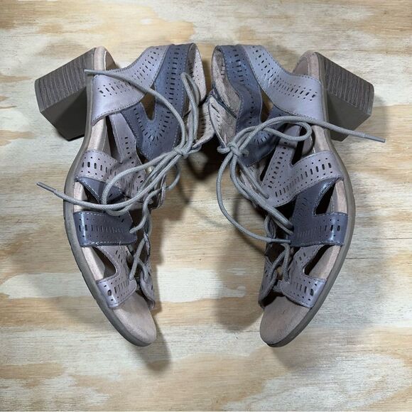 Earth Steph Mali Taupe Heeled Sandals Women’s Size 10 - Picture 3 of 9